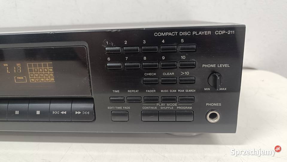 SONY CDP211 odtwarzacz CD Poznań
