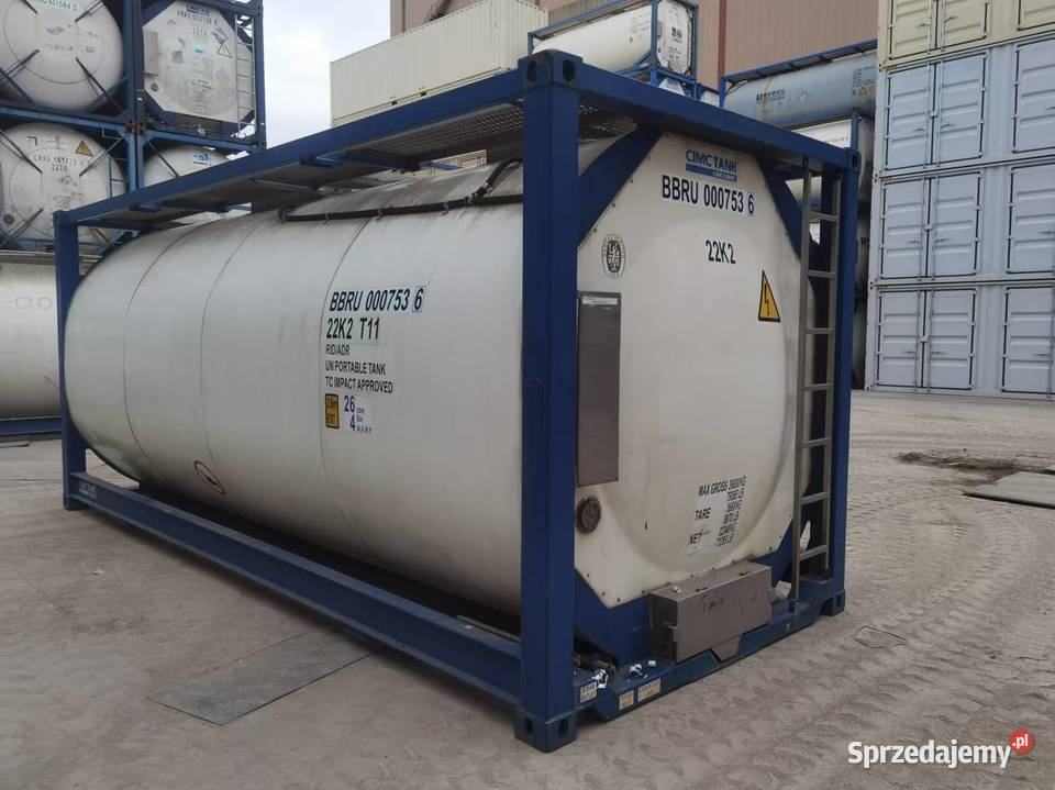 Kontener zbiornikowy 20ft CIMC poj 26 000 litrów Warszawa