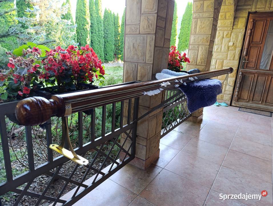 Karnisz dębowy stylowy podkarpackie Baryczka sprzedam