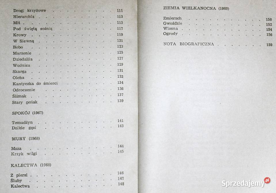 Poezje wybrane Jan Bolesław Ożóg Pozostałe Chełm sprzedam