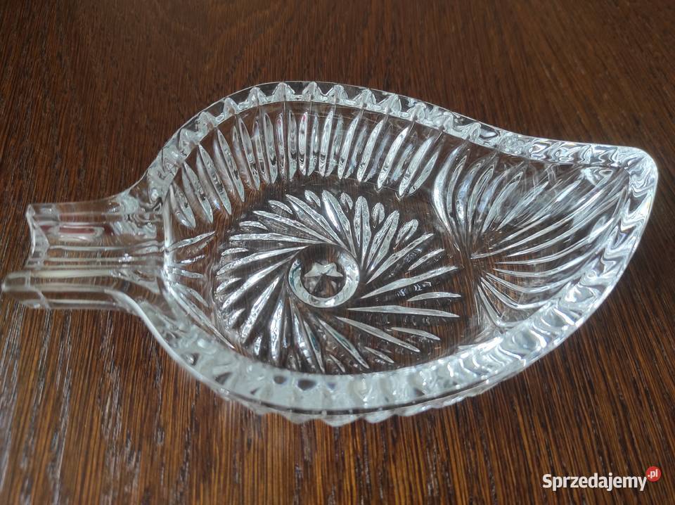 Popielnica kryształowa stare szkło PRL podlaskie Białystok