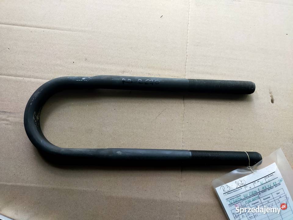 Strzemię resoru M24x15x101x370385 na rurę nowe Brzozówka