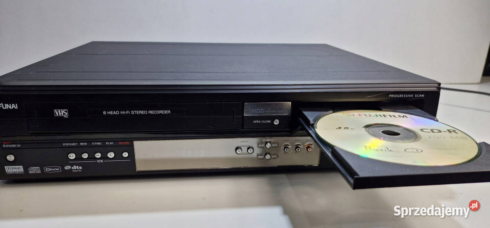 Video i DVD kombo Funai WD6D D4413DB Międzychód sprzedam