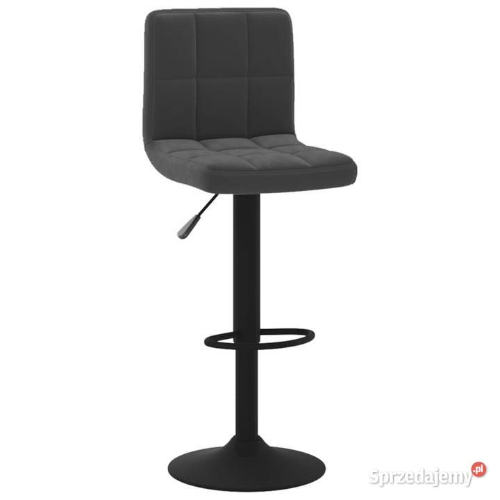 Stołki barowe 2 czarne obite aksamitem WM334302 Warszawa sprzedam