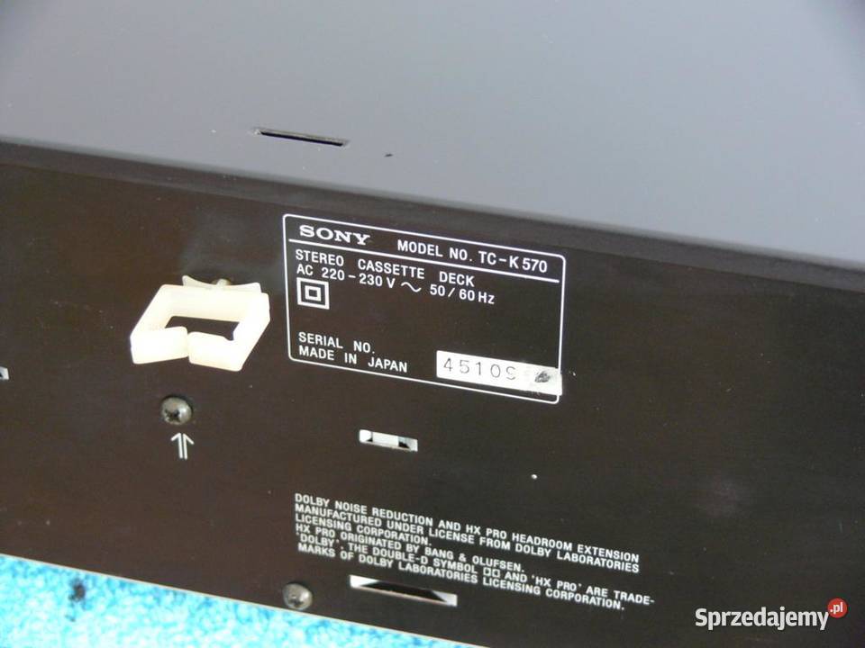Magnetofon Sony TCK570 3głowicei WYSYŁKA Jasło sprzedam