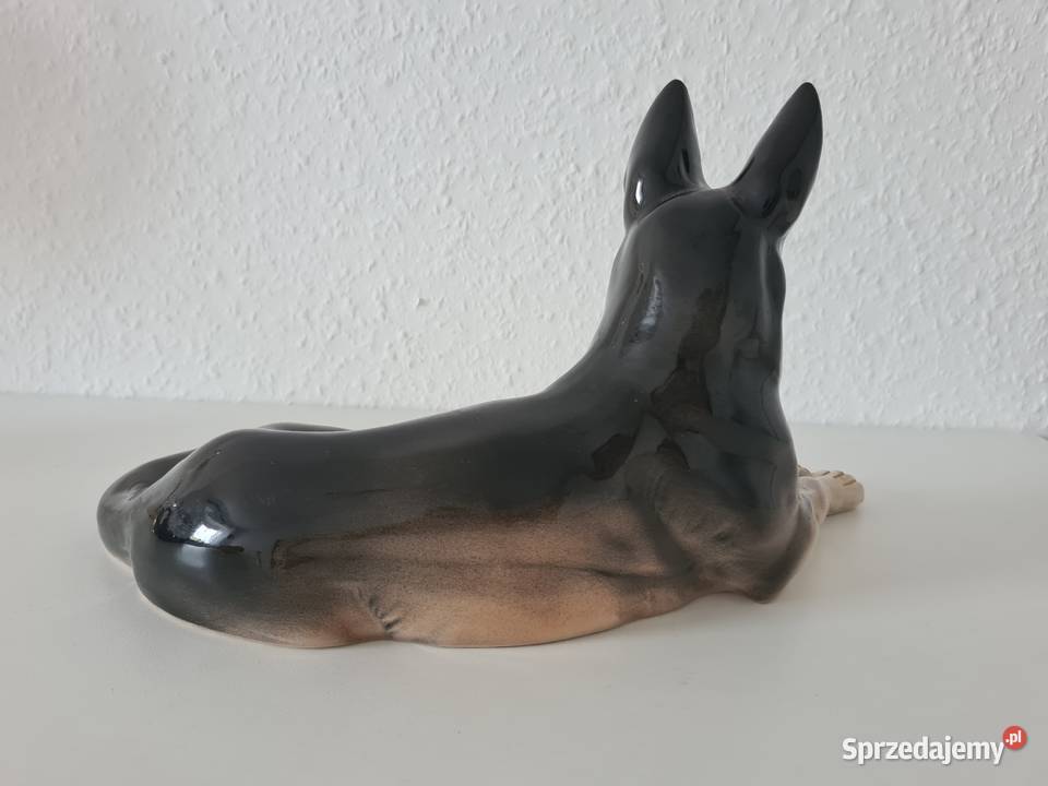 Duża figurka psa myśliwskiego Katzhutte Germany Gorlice
