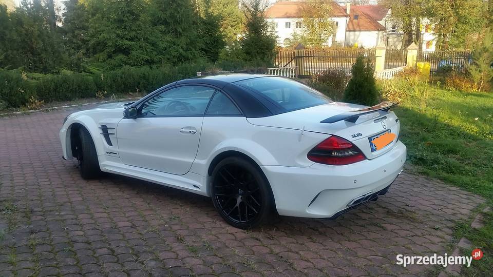 Mercedes 65 AMG Black Series przyciemniane szyby Biała