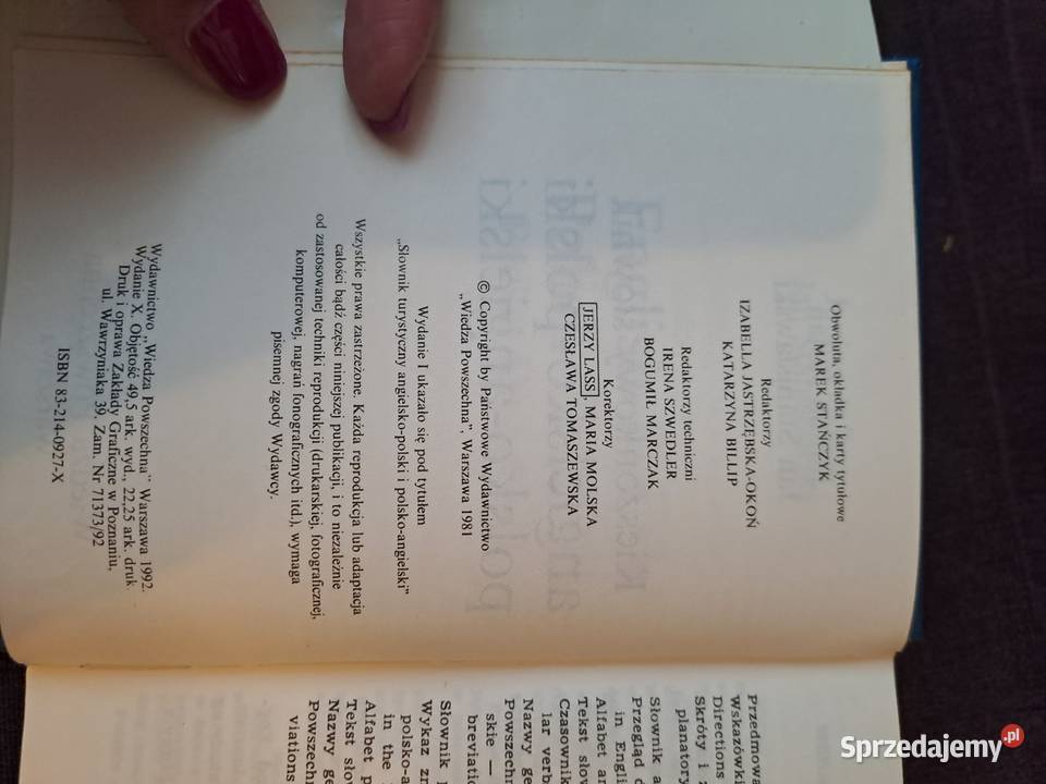 Kieszonkowy słownik Polsko angielski Wrocław sprzedam