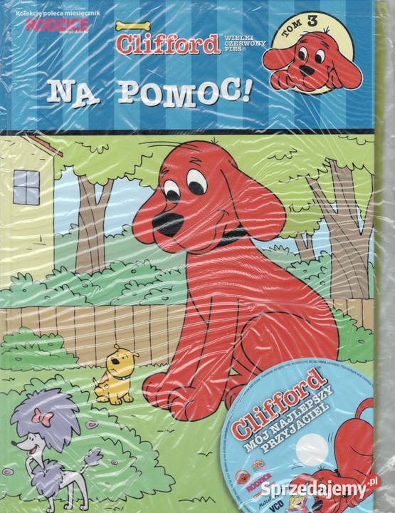 Clifford Na Pomoc Tom 3 Książka z VCD Rodzice Warszawa