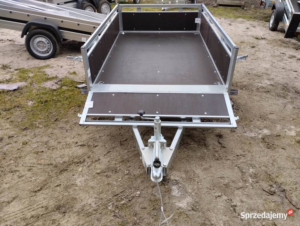 Przyczepa samochodowa HOLZ 264x126 przyczepka Burtowe i plandeki Września