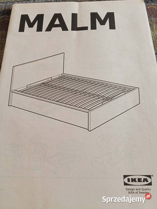 Łóżko IKEA MALM 160 200 z pojemnikiem Łóżka Sulejówek