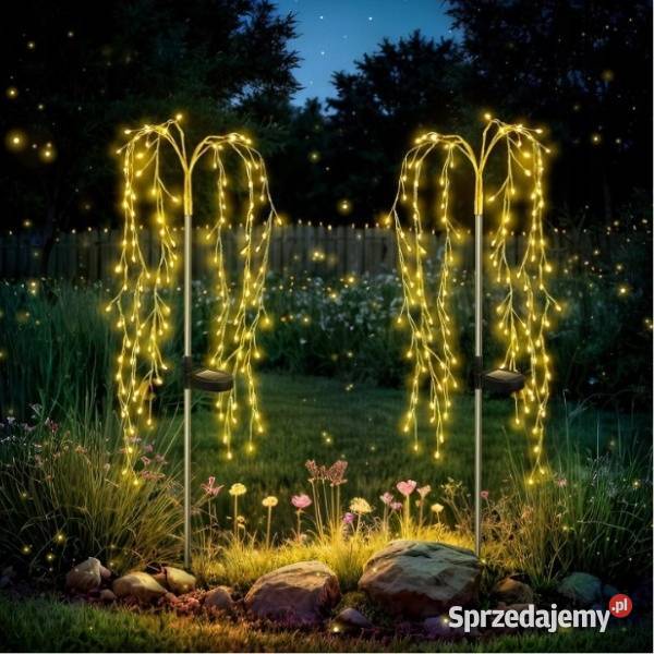 Zestaw 2 x Ogrodowa lampa Led solarna Pozostałe