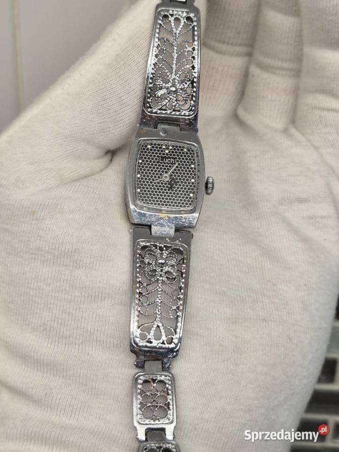 Zegarek koktajlowy ażurowy ŁuczLuch Chorzów
