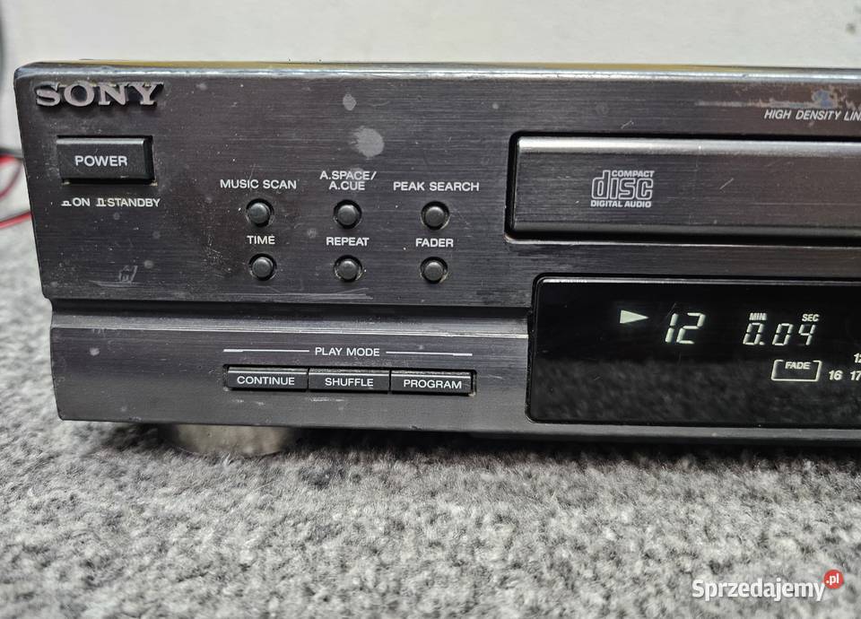 Odtwarzacz płyt Sony CDPM43 czyta płyty wysyłka Odtwarzacze CD i MD małopolskie Kraków