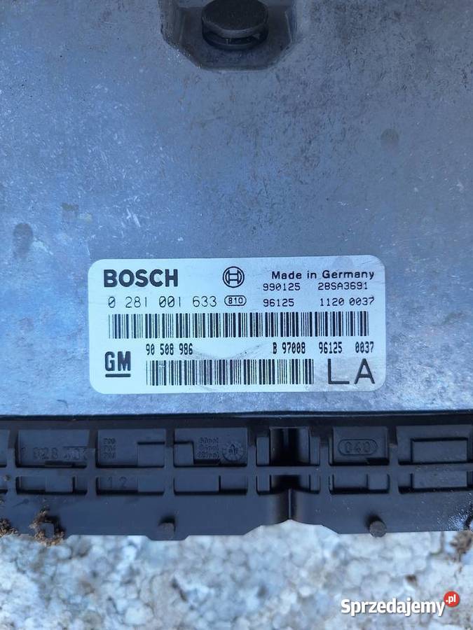 Komputer Sterownik Silnika Opel Vectra 20 Diesel lubelskie Wisznice