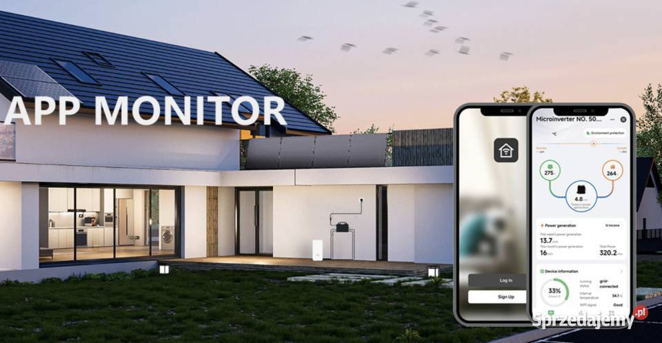 Mikroinwerter 2400 W do 4 paneli