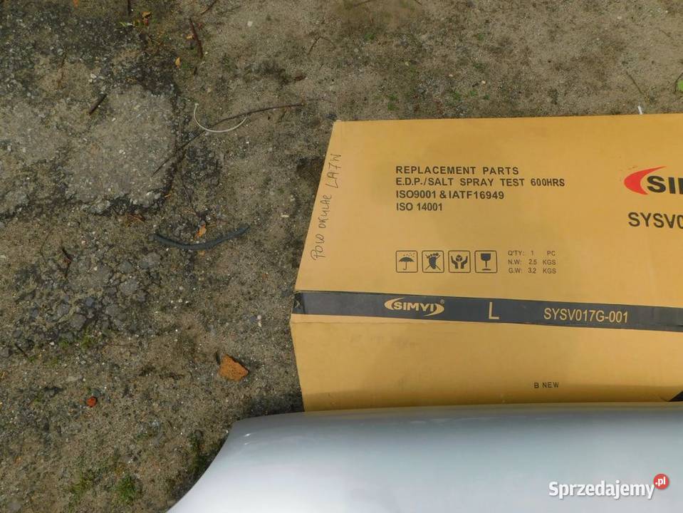 polo 9N okular błotnik lewy nowy kolor LA7W Żory