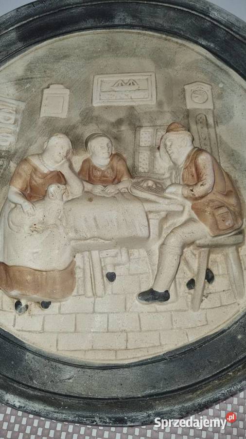 Talerz Dekoracyjny Gipsowy do Powieszenia na Wola Podłężna