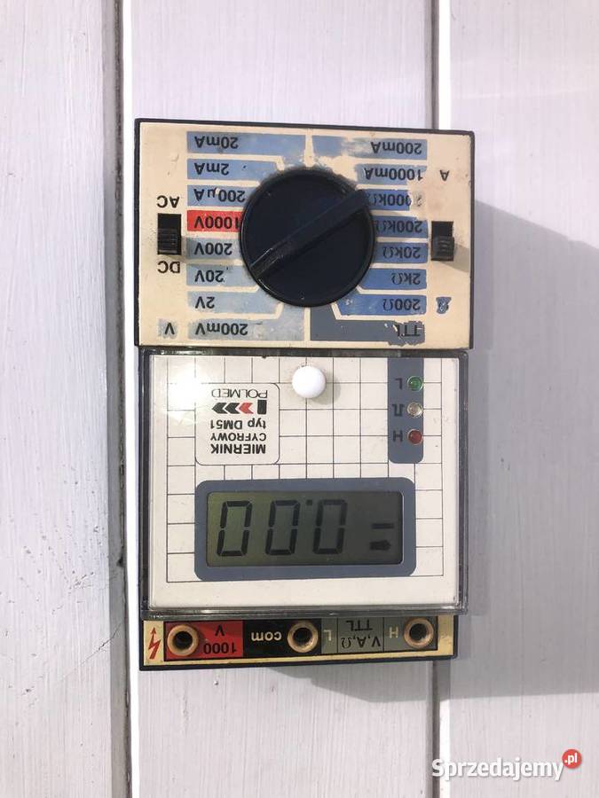 Miernik cyfrowy DM51 Polmed kolekcjonera Jaworzno