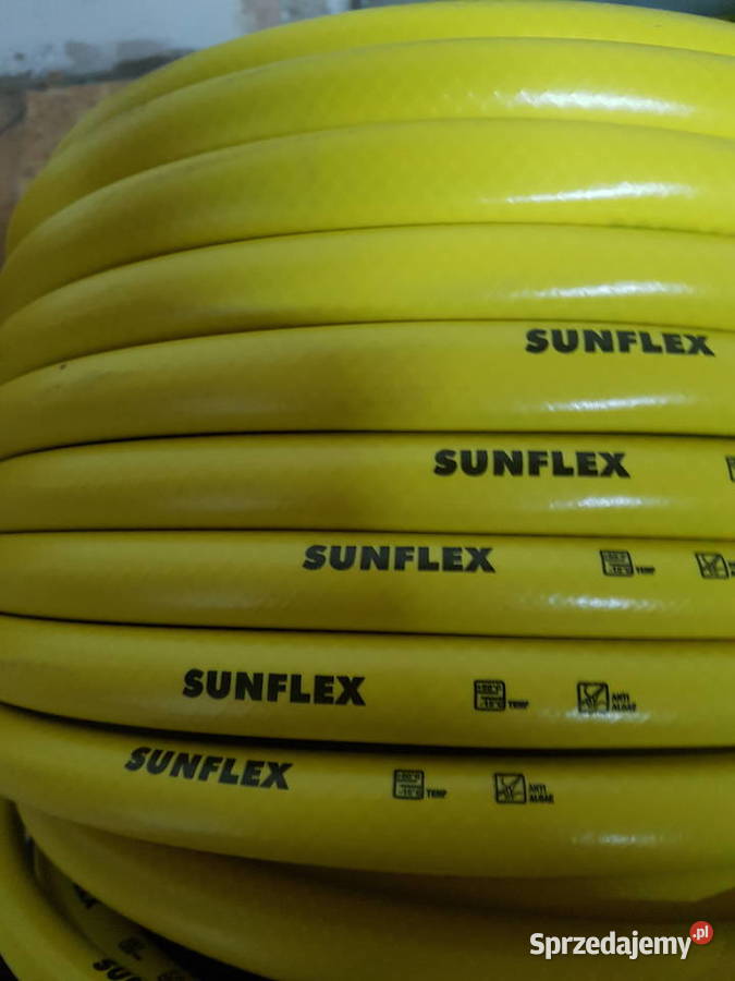 Wąż Ogrodowy do wody 34 cala 50 metrów żółty Głogowa