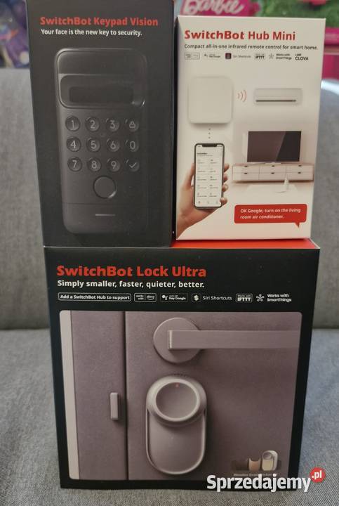 Zamek SwitchBot Lock Ultra Vision Combo 3w1 z Rzeszów