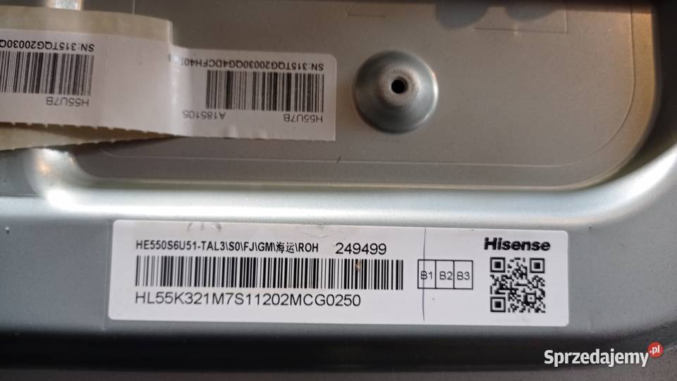 Moduły do Hiense H55U7B kujawsko-pomorskie Drzycim