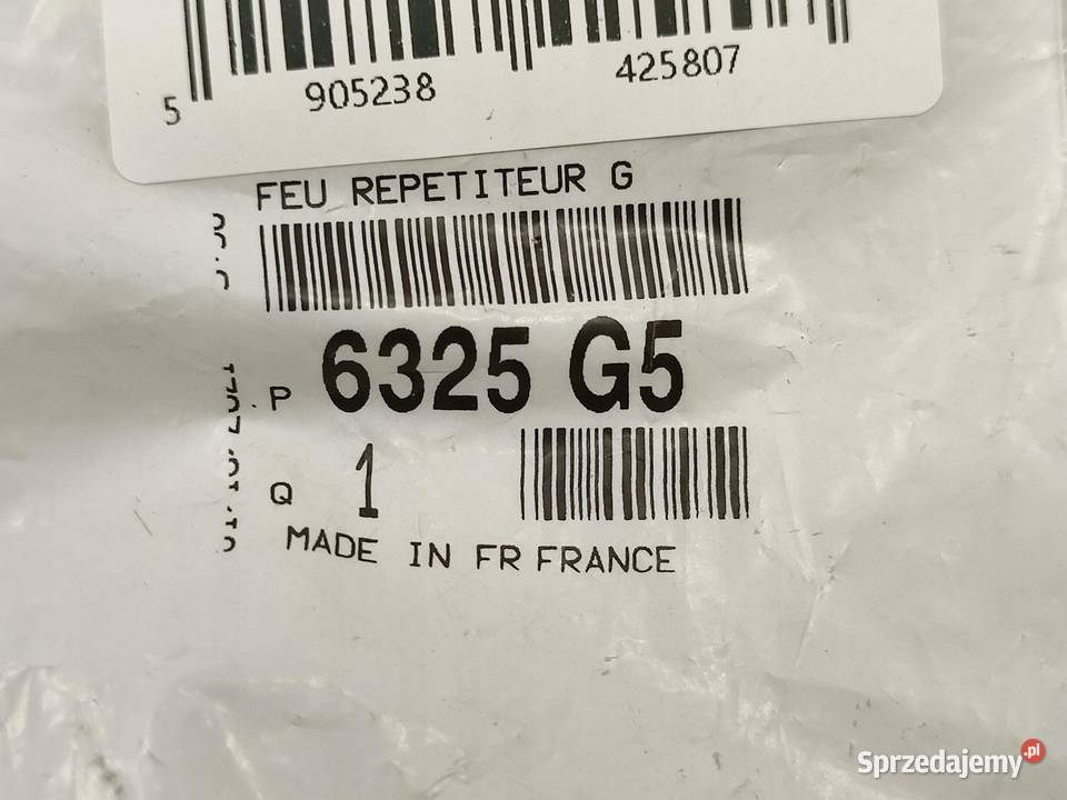 KIERUNKOWSKAZ LEWY PRZÓD CITROEN C4 II NC C5 III Kierunkowskazy