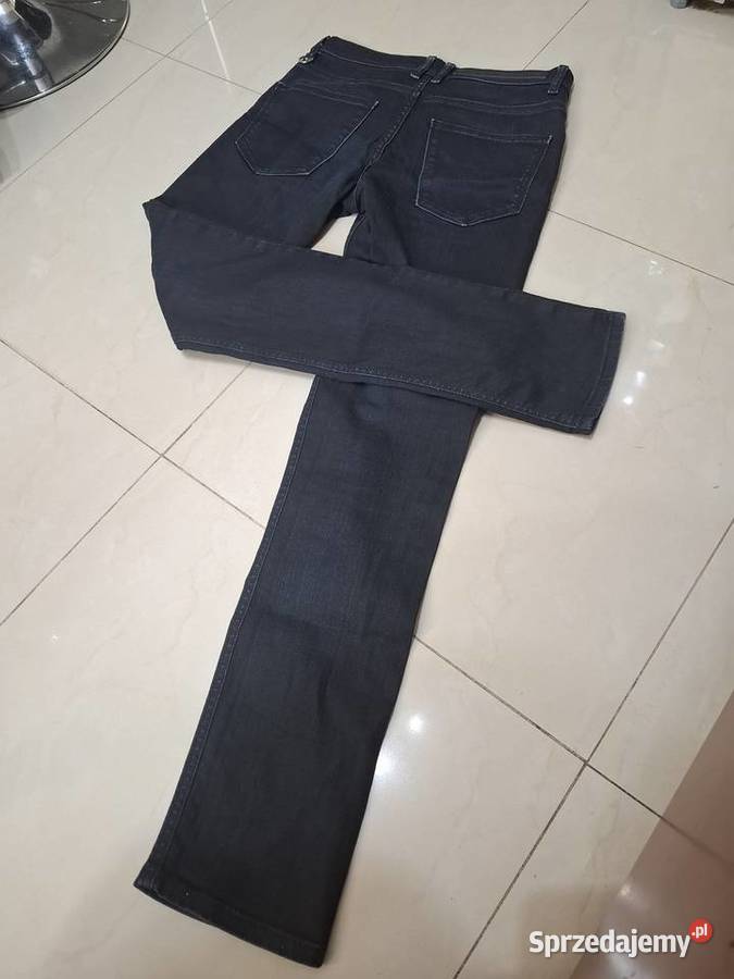 Zara Man S czarne jeansy skinny czarny Moda i Styl Kraków