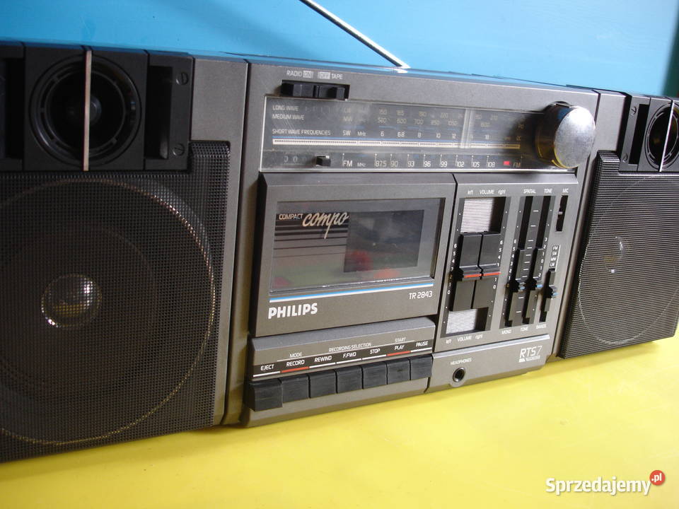 Radiomagnetofon PHILIPS TR2843 Radioodtwarzacze lubuskie Zielona Góra sprzedam