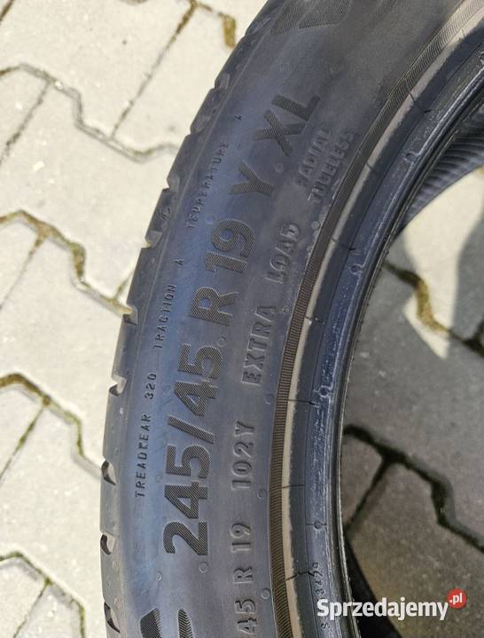 Continental Eco contact 6 24545 R19 BMW x1 Chełm sprzedam