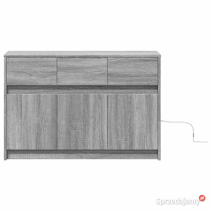 Szafka TV z LED szary dąb sonoma 91x34x61 Warszawa sprzedam