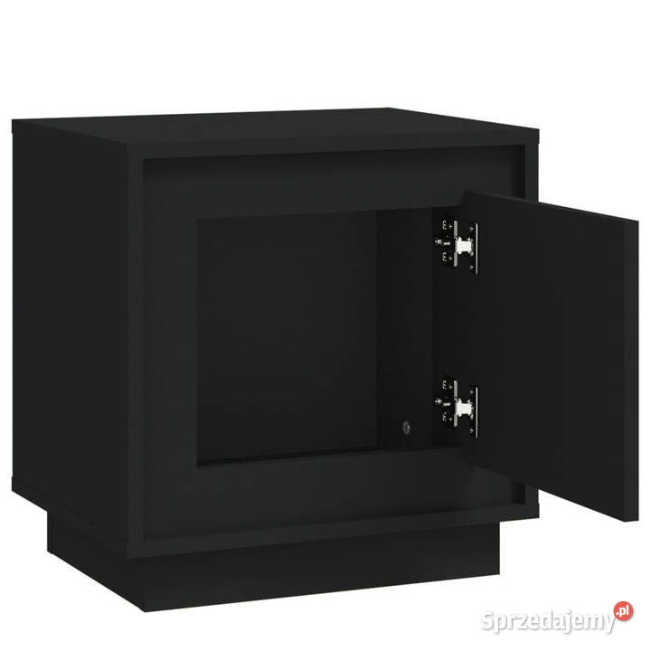 Szafki nocne 2 czarne 44x35x45 materiał Warszawa