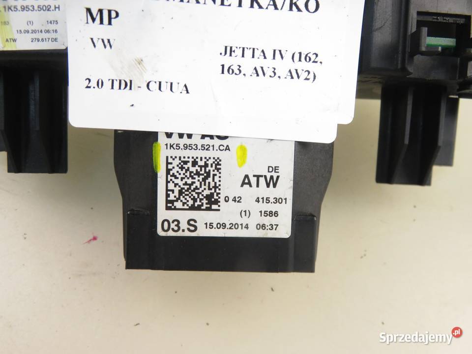 PRZEŁĄCZNIK ZESPOLONY VW JETTA IV 1K5953521CA