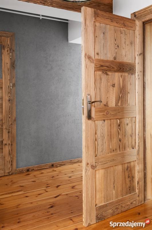 DZRZWI WEWNĘTRZNE ZE STAREGO DREWNA lubelskie Lublin