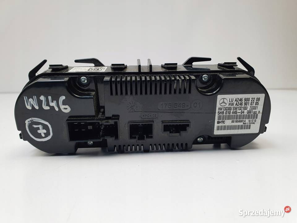 PANEL KLIMATYZACJI Nawiewu Mercedes W246 W176