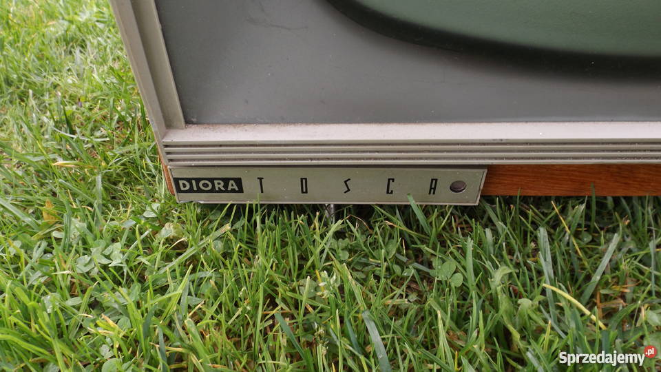 Stary telewizor DIORA TOSCA 1967 r warmińsko-mazurskie Grodziczno