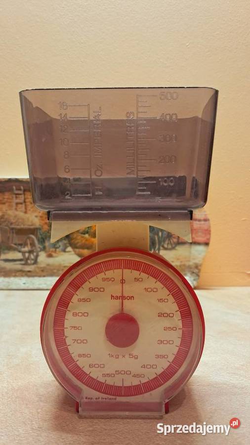 Waga kuchenna retro Hanson Made in Ireland