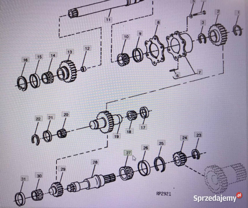 John Deere JD10129pierścień wewnętrznyJohn Deere wielkopolskie Jastrzębniki