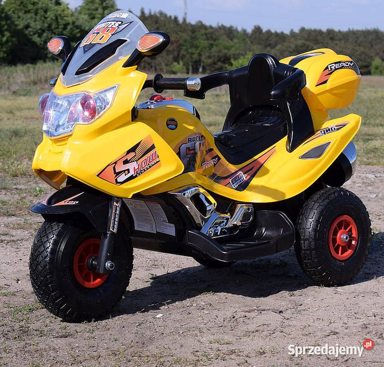 Autko motorek MEGA MOTOR z oparciem na Myszków