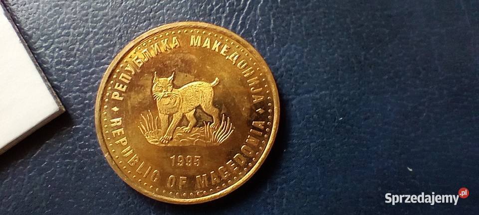 Stare monety 5 denarów 1995 FAO Macedonia