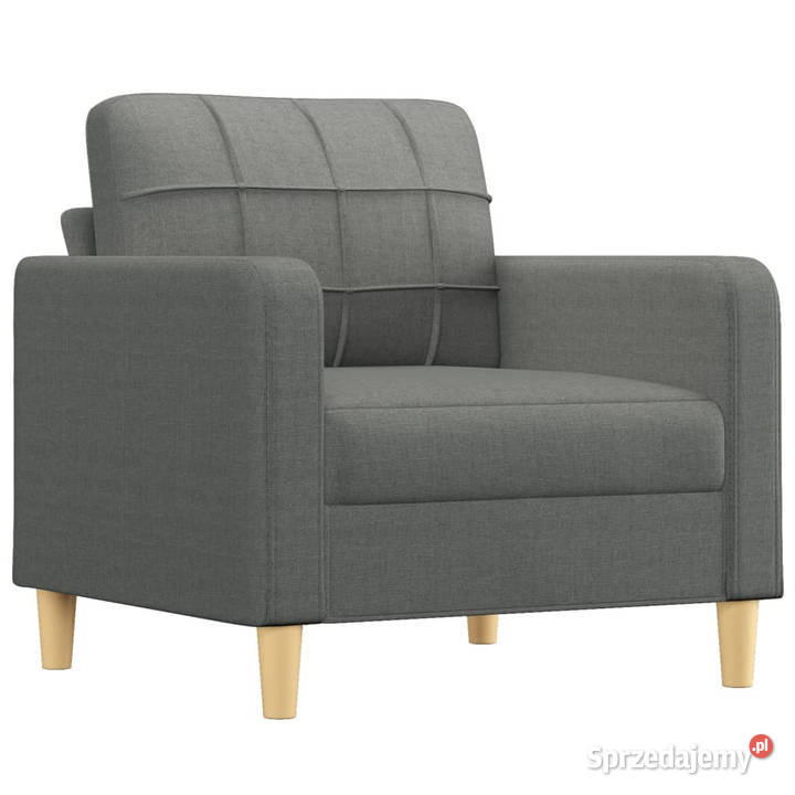 Fotel ciemnoszary 60 obity tkaniną WM359076 Warszawa sprzedam
