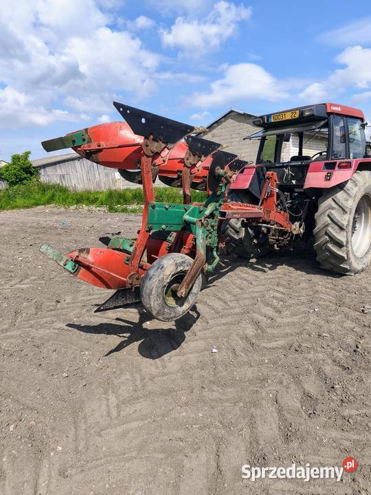 Pług obrotowy 4 skiby Kverneland łódzkie Lutomiersk