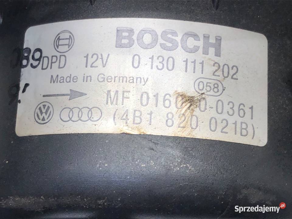 DMUCHAWA NAWIEWU AUDI A6 C5 4B1820021B osobowe sprzedam