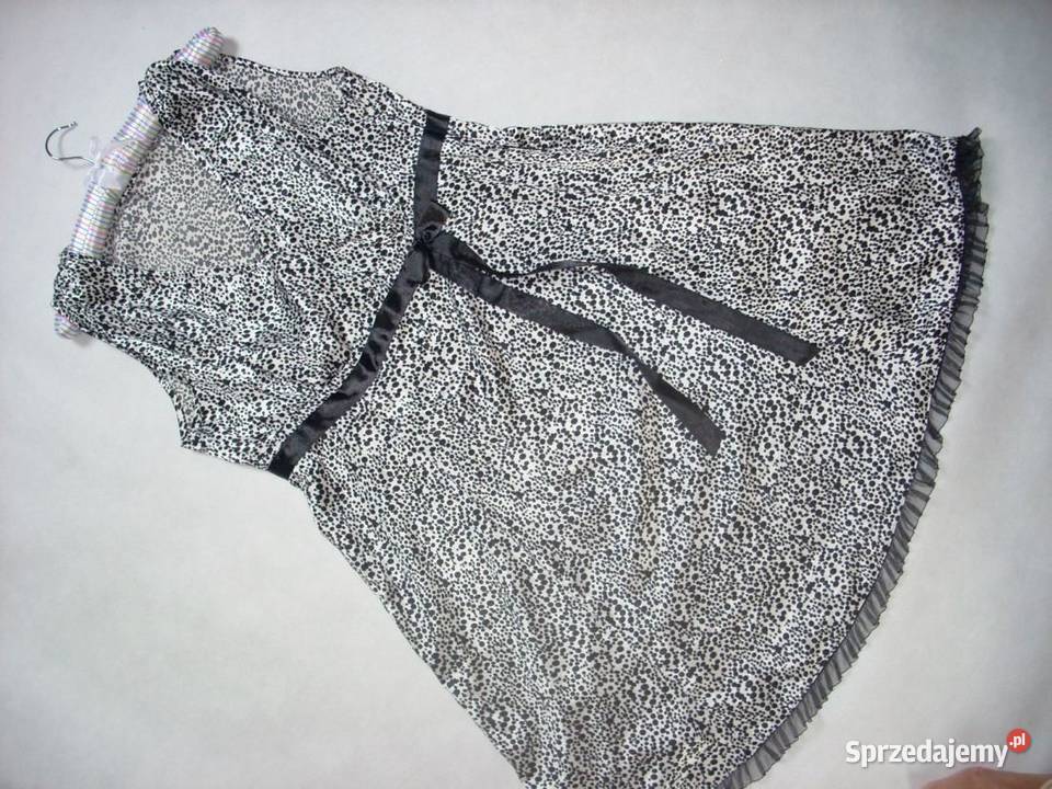 SUKIENKA CzarnoBiała elegancka j NOWA 42 44 biały Nowy Sącz
