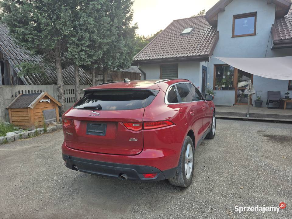Jaguar fpace p250 20 benzyna premium uszkodzony mazowieckie Grodzisk Mazowiecki