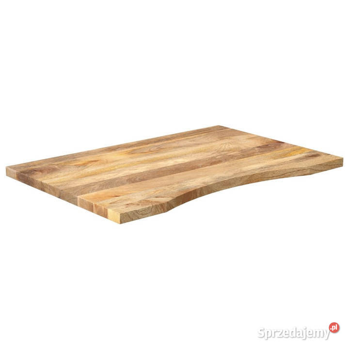 Blat biurka z wycięciem 80x50x25 surowe drewno mazowieckie Warszawa