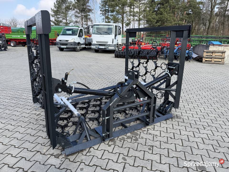 Włóka łąkowopolowa 5m 2siłowniki MetalTechnik Opatówek sprzedam
