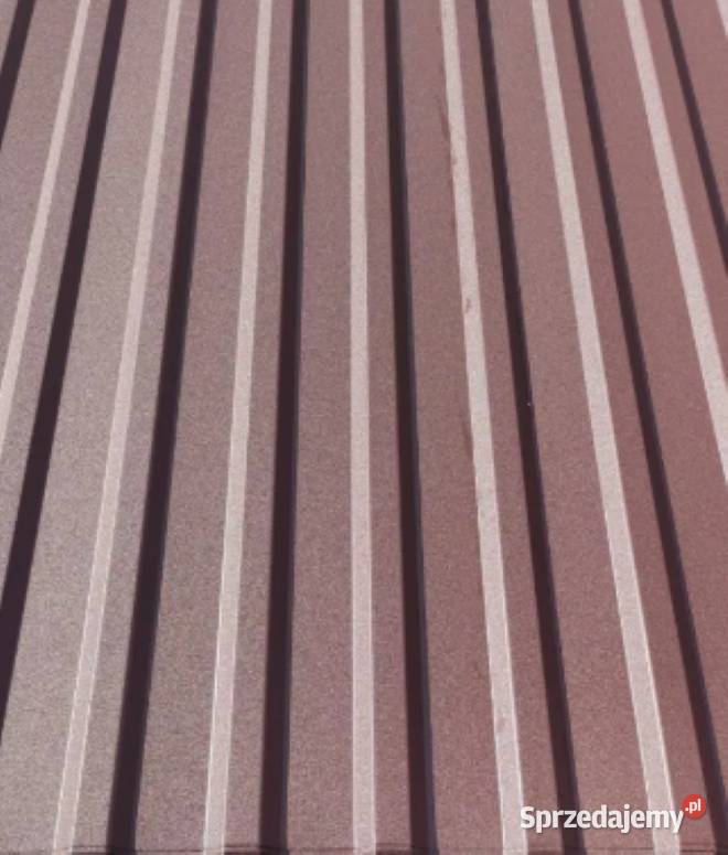 BLACHA TRAPEZOWA Trapez T18 Brązowa MAT I Zawoja