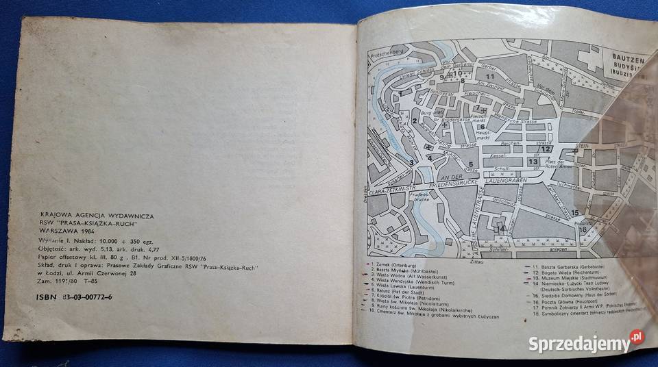 Łużyce mały przewodnik turystyczny ISBN 8303007726 Kraków