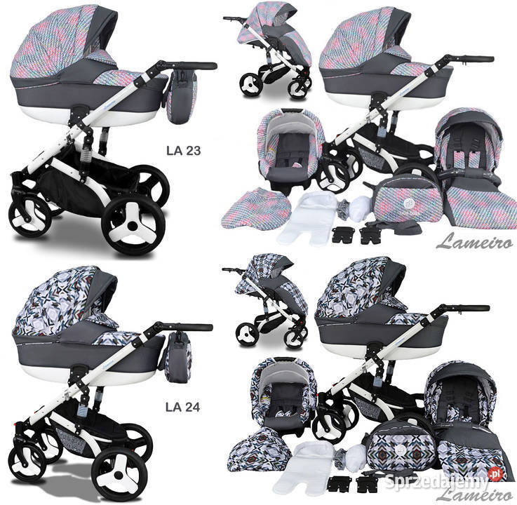 NOWY Wózek Dziecięcy 3w1 Lameiro Wielofunkcyjny Rybnik sprzedam